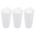 Wakauto 3pcs Car Trash Can with Lid Mini Vehicle Trash Bin Car Dustbin Garbage Organizer Storage Automotive Garbage Can Bin Trash Container for Cars Home Office White