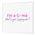 3dRose ht_193733_1 Im a G-Ma. Whats Your Superpower Hot Pink Funny Gift for Grandma Iron on Heat Transfer, 8 by 8-Inch, for White Material
