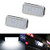 iJDMTOY OEM-Fit 3W Full LED License Plate Light Kit Compatible With Lexus GX LX  and  Toyota Land Cruiser Prado, Powered by 18-SMD Xenon White LED