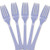 Extra Heavy Weight Plastic Forks  20ct Pastel Blue