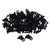 40 Sets Guitar String Retainer Guitar Roller String Tree Guides Retainer with Screw for Electric Guitar Bass Black