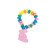 Fun Express Hard Candy Bunny Bracelets for Easter Set of 12