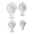 Pfaltzgraff Starburst Ceramic Measuring Cups, Set of 4 Pfaltzgraff Starburst Ceramic Measuring Cups, Set of 4