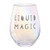 Creative Brands Slant Collections - Jumbo Stemless Wine Glass, 30-Ounce, Liquid Magic