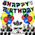 Star Wars Birthday Party Supplies, Star Wars Theme Party Decorations Set include Latex Balloons, Happy Birthday Banner, Cake Topper for Star Wars Fans Birthday Party Decorations