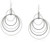 GUESS inch Basicinch  Mixed Metal Textured Orbital on Wire Drop Earrings