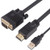 A-technology HDMI to VGA Cable 15ft (5m) 1080P-Gold Plated-Active Video Adapter-HDMI Digital to VGA Converter Cable-support Notebook-PC-DVD-Player Laptop-TV-Projector-Monitor Etc