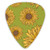 Retro Sunflower Guitar Picks 12 Packs - Variety Guitar Picks Plectrums For Bass, Electric  and  Acoustic Guitars Thin, Medium, Heavy 0 .46/0.71/0.96mm