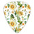Watercolor Sunflower Pattern Guitar Picks 12 Packs - Variety Guitar Picks Plectrums For Bass, Electric  and  Acoustic Guitars Thin, Medium, Heavy 0 .46/0.71/0.96mm
