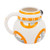 Vandor Star Wars: The Force Awakens BB-8 18 Ounce Ceramic Sculpted Mug (99201)