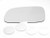Fits 99-04 Grand Cherokee, Left Driver, Fit Over Replacement for Auto-Dimming Type, Mirror Glass Lens with Adhesive, USA Mirror Does Not Auto-Dim