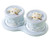 Lillian Rose Keepsake Tooth and Curl Box, Blue Owl, 5.5" x 1.75"