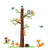 COVPAW Wall Stickers Height Chart Measure Scale Decor Zoo Animal Owl Tree Growth Chart Kids Nursery Baby Room
