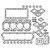 45267DA New Pan Gasket Fits Case-IH Tractor Models H HV O4 W4 OS4 300 plus