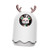 CUTICATE USB Humidifier 300ml Cute Pet Cool Mist Aroma Air Oil Diffuser Romantic Color LED Lamp Humidificador Home Office Decor - White