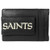 NFL New Orleans Saints Logo Leather Cash  and  Cardholder, Black