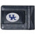 NCAA Siskiyou Sports Mens Kentucky Wildcats Leather Cash  and  Cardholder One Size Black