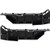 Parts N Go 2004-2005 Civic Driver  and  Passenger Side Bumper Bracket Front Left/Right Hand - 71198S5A003, HO1043111