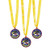 Fun Express - Graduate Award Rubber Medal for Graduation - Stationery - Awards - Medals - Graduation - 12 Pieces