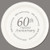60TH Anniversary Dinner Plate 8/PKG by Partypro