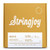 Stringjoy BB1050 Bright Brass Acoustic Guitar Strings, Extra Light Gauge - 10-50