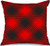 Staroatl Decorative Linen Throw Pillow Cover Case Blanket Buffalo Plaid Pattern Texture Beauty Scottish Fashion Checker Flannel Mens Textures Red Square Cushion Pillowcase for Couch Bed 20 x 20 Inch