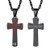 PROSTEEL Black Cross Necklace for Men Baseball Necklace Baseball Gifts Custom Chain Personalized Necklaces Custom Number Necklace