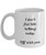 MyFaveGift I Don't Feel Like Talking Today 11oz Ceramic Coffee Mug Cup Funny Gift Idea