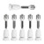 DiCUNO E26 4.5 Inch/11.5CM Extension Socket Extender Adapter, E26 to E26 Adjustable Extension, Flexible Medium Light Bulb Socket Converter, 180 Degree Bendable 6-Pack