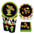 CC HOME Mexican Fiesta Supplies Pack  Serves 16  Includes Plates, Cups and Napkins. Mexican Fiesta Supply Tableware Set Kit for Baby Shower,Birthday Party, Wedding Party Decorations