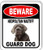 Beware Neopolitan Mastiff Guard Dog Aluminum Composite Outdoor Sign 15inch  x18inch
