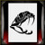 Snake Skull 2 AirSick Airbrush Stencil Template