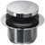 Westbrass D3322-26 1-1/2-Inch NPSM Coarse Thread Tip-Toe Bath Drain, Polished Chrome