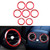 Ramecar Air Conditioner Vent/Opening Outer Trim Decoration Covers for 2015-up Mercedes W205 C180 C250 C300 C350 C400 C63 AMG, 2016-up GLC Class 7 pcs, Red Aluminum