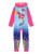 Trolls Little Girls Hooded One-Piece Pajamas 6/6X