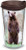 Tervis 1138437 Bear Tumbler with Wrap and Brown Lid 16oz, Clear
