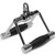 Yes4All Seated Row Double D Handle Cable Attachment  Double D Grip / Double Row Handle for Cable Attachment  360 Steel Swivel Chrome, Rubber