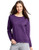 Hanes Womens Set of 2 ComfortSoft EcoSmart Crewneck Sweatshirt XL, Violet Splendor Heather