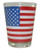 JumpingLight USA United States American Flag Shot Glass Drinking Glass - Quality Flags