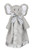 Bearington Baby Lil' Spout Snuggler, Gray Elephant Plush Stuffed Animal Security Blanket, Lovey 15"