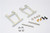 GPM Tamiya TT-01 Upgrade Parts Aluminum Rear Lower Arm - 1Pr Set Silver
