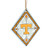 NCAA Tennessee Volunteers Art Glass Ornament