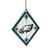 NFL Philadelphia Eagles Art Glass Ornament
