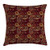 Ambesonne Paisley Throw Pillow Cushion Cover, Middle Pattern Tribual Artwork Bohemian, Decorative Square Accent Pillow Case, 18inch  X 18inch , Chestnut Brown