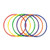 Fun Express Obstacle Course Ring Set - 6 Pieces - Educational and Learning Activities for Kids