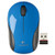 Logitech M187 2.4GHz Wireless 3-Button Optical Mini Scroll Mouse - Blue 910-002728