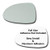 Mirror Glass plus  Full Size Adhesive Pad for 1999-2005 Mazda Miata Driver Side Replacement