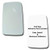 Mirror Glass plus  Full Size Adhesive Pad for 2003-2006 Dodge Sprinter 3500 Driver Side Replacement