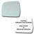 Mirror Glass plus  Full Size Adhesive Pad for 1996-1999 Toyota 4Runner Driver Side Replacement