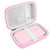 Baval Hard Carrying Case Replacement for Label Maker Machine D11 2020 Portable Bluetooth Label Printer Pink